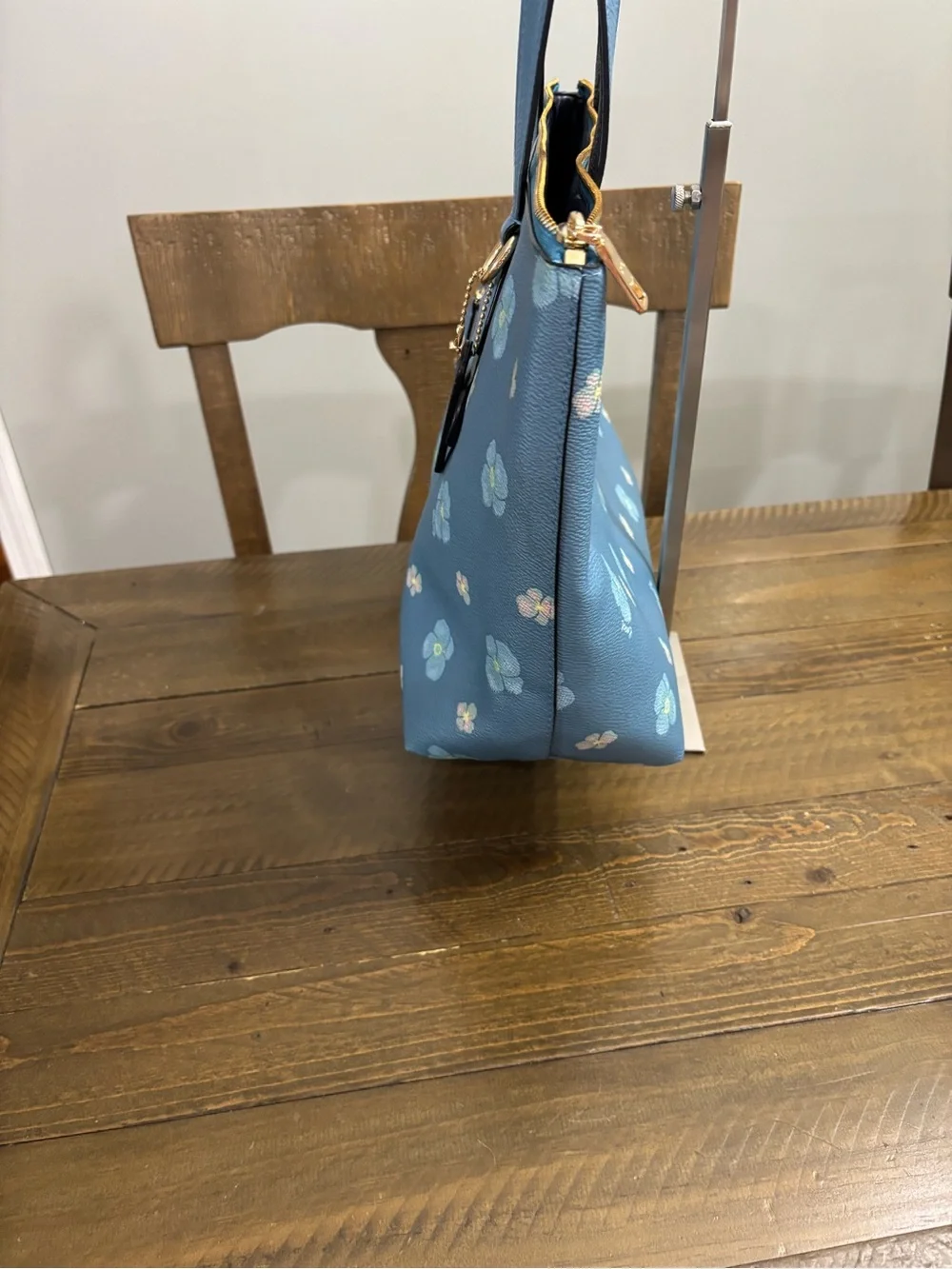 Coach Taylor Tote with Pansy Print